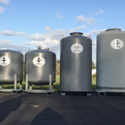 Lineup of tanks
