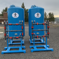 TANKS with pipe rack